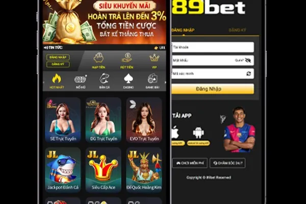 Hình ảnh các loại kèo cược khác nhau trên màn hình 78bet